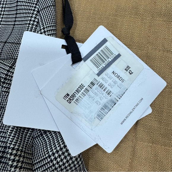NWT Red Valentino Plaid Mini Skirt Skort Size 42 Medium - Picture 3 of 9
